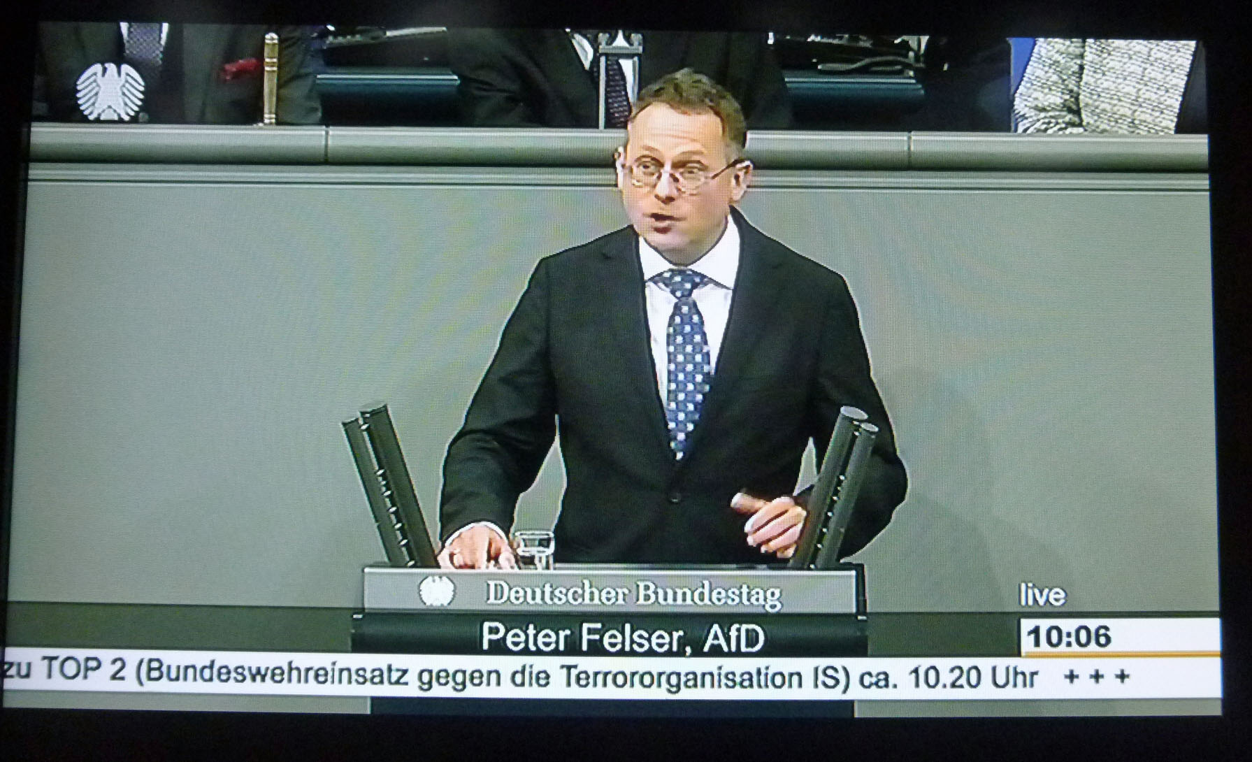 Premiere Im Deutschen Bundestag: Erste Rede Von Peter Felser – Peter Felser